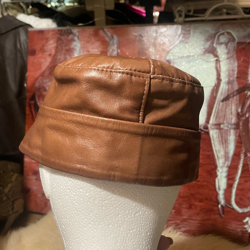 Almar leather hat - Picture 4 of 7